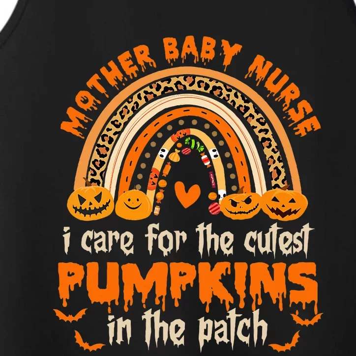 Postpartum Mother Baby Nurse Halloween Rainbow Leopard Performance Tank