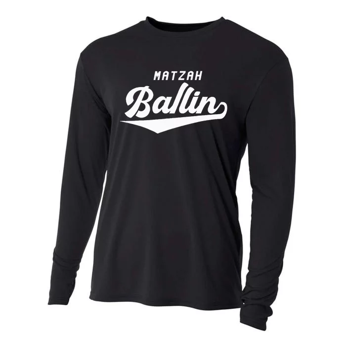 Passover Matzah Ballin Jewish Pesach Matzo Ball Frogs Cooling Performance Long Sleeve Crew