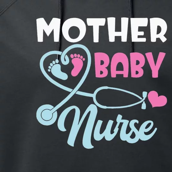 Postpartum Mother Baby Nurse Mom Baby Postpartum Nursing Performance Fleece Hoodie