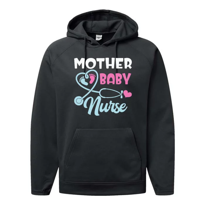 Postpartum Mother Baby Nurse Mom Baby Postpartum Nursing Performance Fleece Hoodie