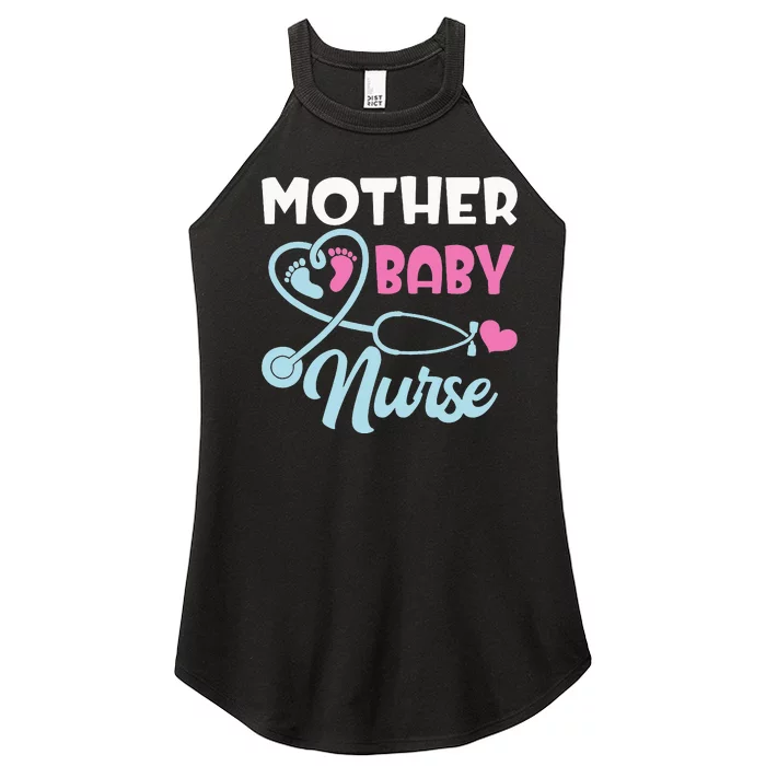 Postpartum Mother Baby Nurse Mom Baby Postpartum Nursing Women’s Perfect Tri Rocker Tank