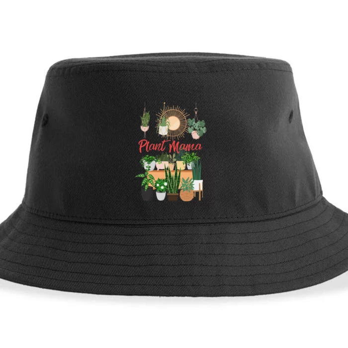 Plant Mama Crazy Plant lady Mom Indoor Flower Floral Garden Sustainable Bucket Hat