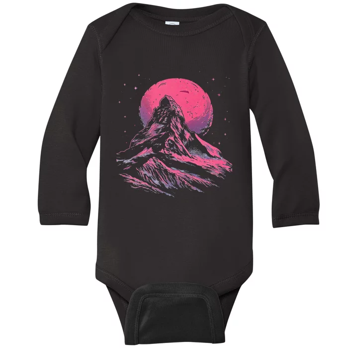 Pin.K Mountain Cool Baby Long Sleeve Bodysuit