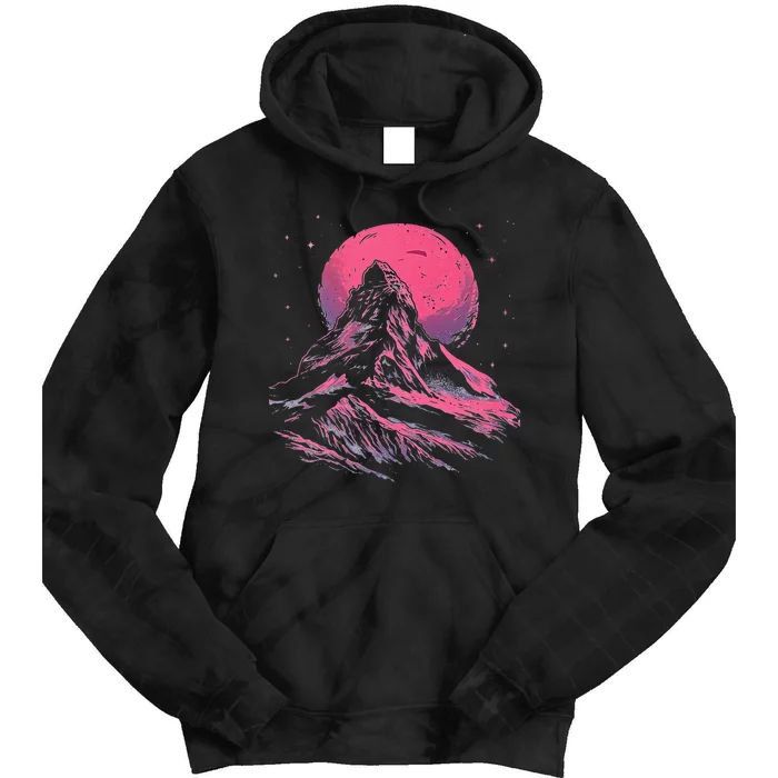 Pin.K Mountain Cool Tie Dye Hoodie