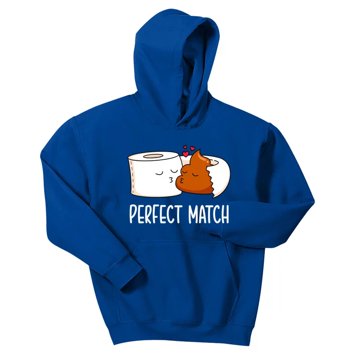 Perfect Match Couple In Love Valentine's Day Cool Gift Kids Hoodie