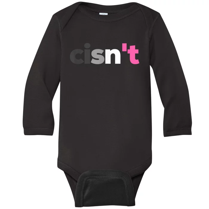 Pride Month Cisnt Demigirl Pride Demi Girl Lgbtq Funny Gift Baby Long Sleeve Bodysuit