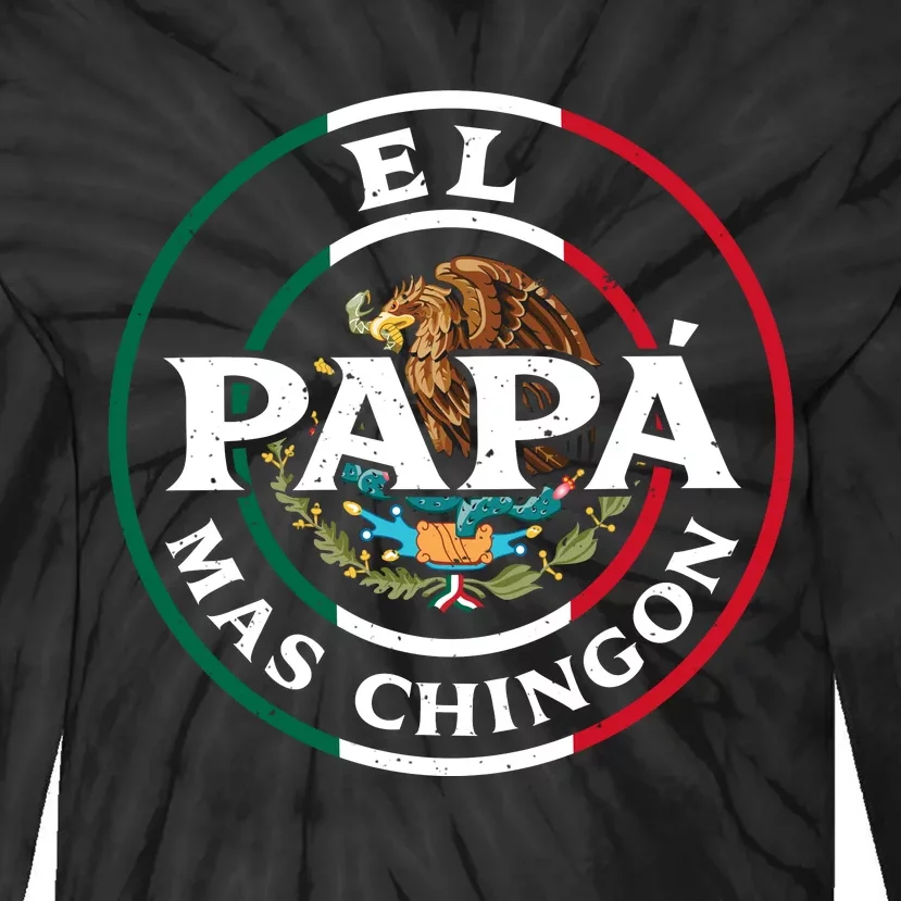 Papa Mas Chingon Mexico Tie-Dye Long Sleeve Shirt