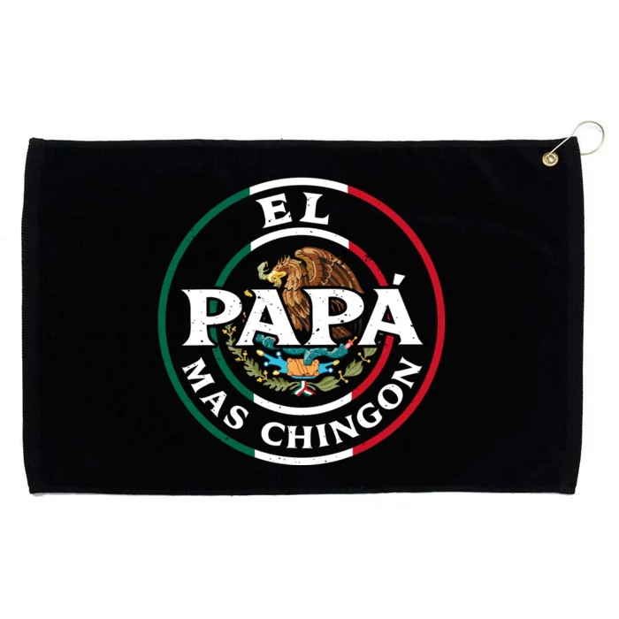 Papa Mas Chingon Mexico Grommeted Golf Towel