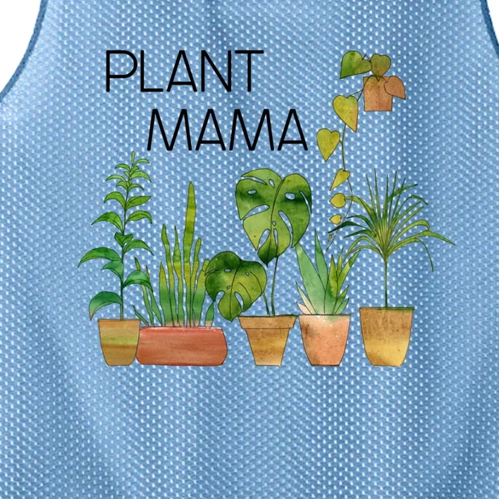 Plant Mama Crazy Plant Lady Monstera Mom Gift Mesh Reversible Basketball Jersey Tank