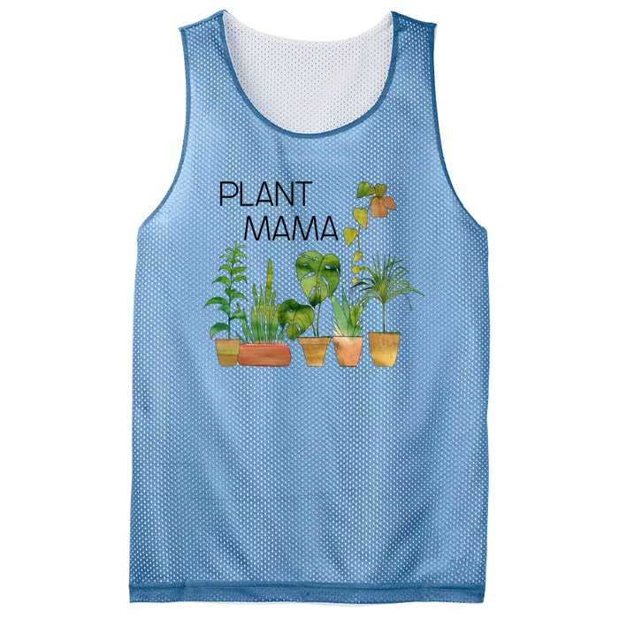 Plant Mama Crazy Plant Lady Monstera Mom Gift Mesh Reversible Basketball Jersey Tank