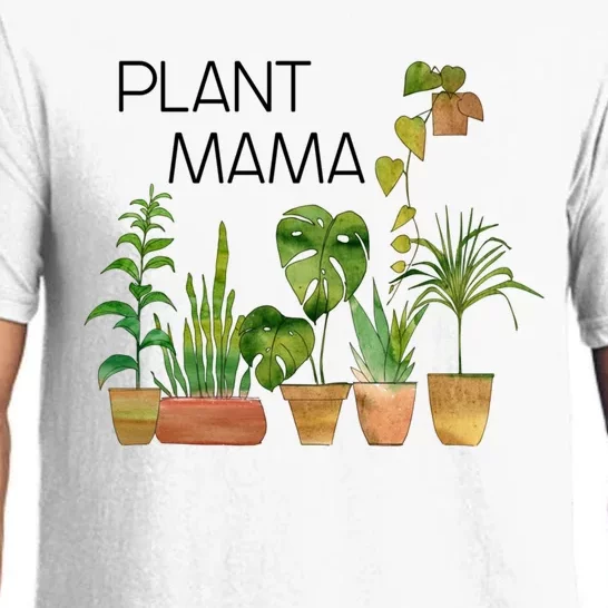 Plant Mama Crazy Plant Lady Monstera Mom Gift Pajama Set