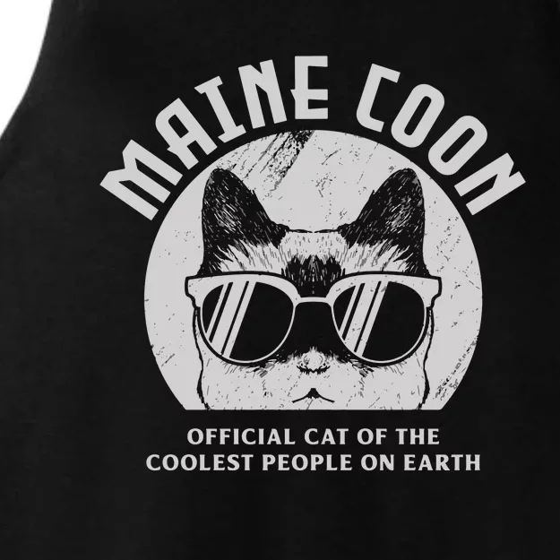 Proud Maine Coon Mom Maine Coon Dad Cat Maine Coon Lover Sweatshirt Ladies Tri-Blend Wicking Tank