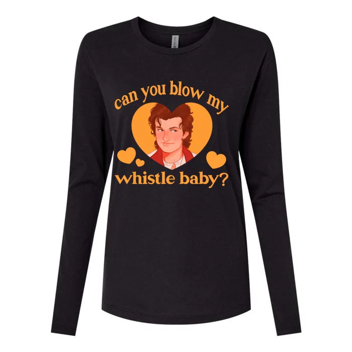 Peeta Mellark Can You Blow My Whistle Baby Josh Meme Josh Can You Womens Cotton Relaxed Long Sleeve T-Shirt