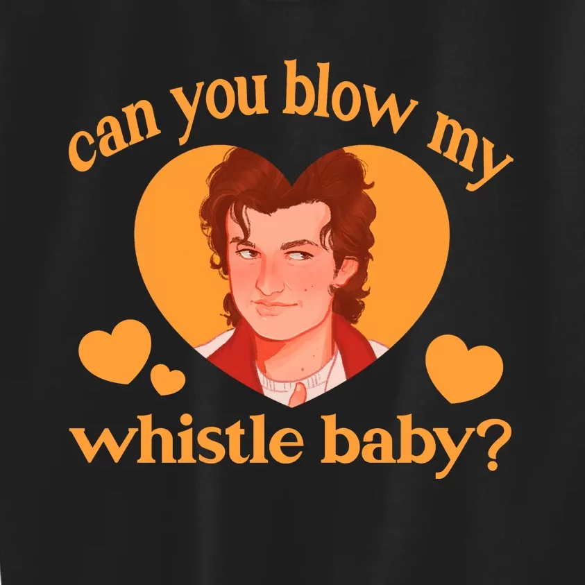 Peeta Mellark Can You Blow My Whistle Baby Josh Meme Josh Can You Kids Sweatshirt