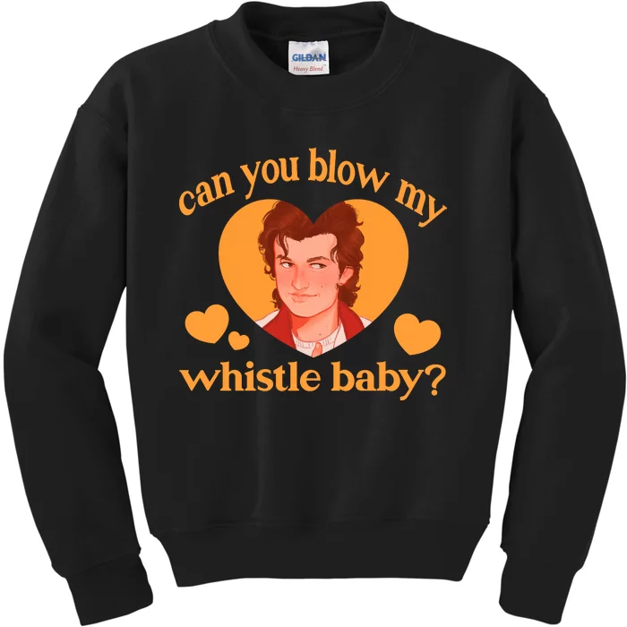 Peeta Mellark Can You Blow My Whistle Baby Josh Meme Josh Can You Kids Sweatshirt