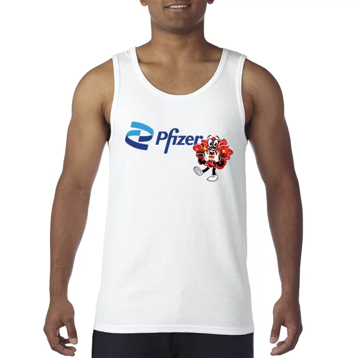 Pfizer Mascot Clotty Tank Top