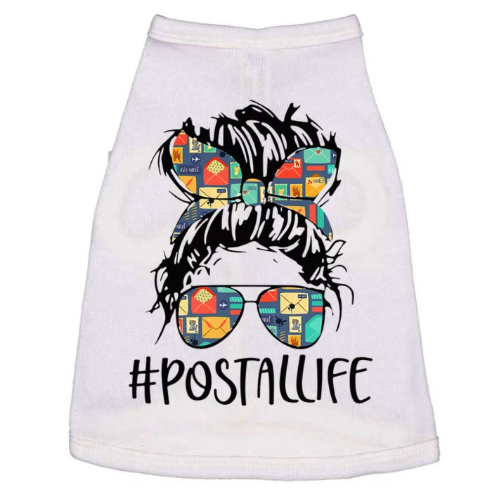 Postallife Mail Carrier Postal Worker Mailwoman Mother's Day Doggie Tank