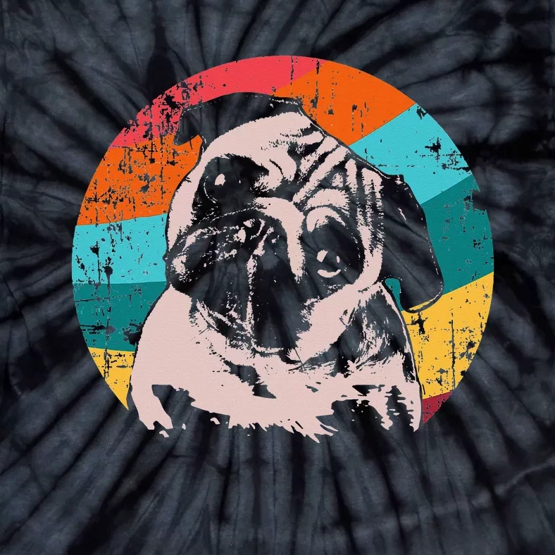 Pug Mops Carlin Dog Breed Tie-Dye T-Shirt