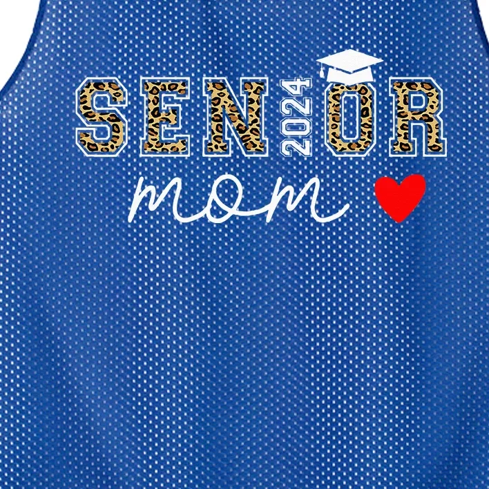 Proud Mom Class Of 2024 Senior Graduate Mothers Day 24 Grad Mesh Reversible Basketball Jersey Tank