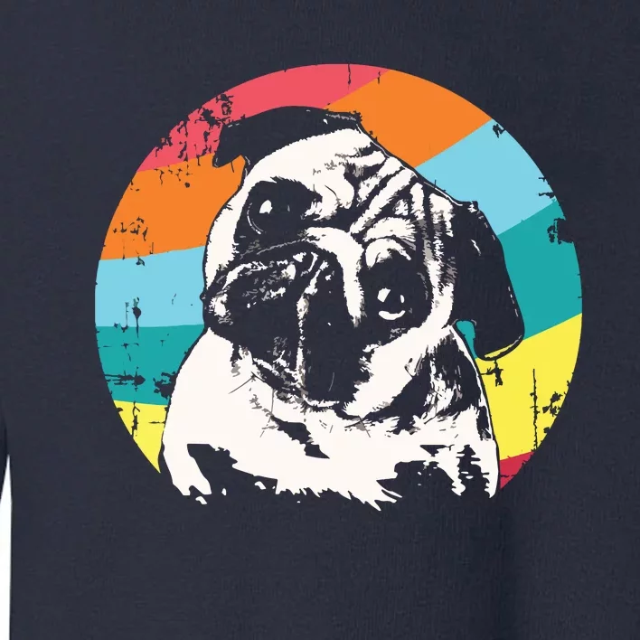 Pug Mops Carlin Dog Breed Toddler Sweatshirt