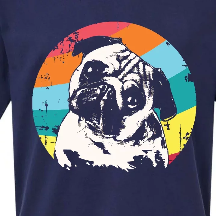 Pug Mops Carlin Dog Breed Sueded Cloud Jersey T-Shirt