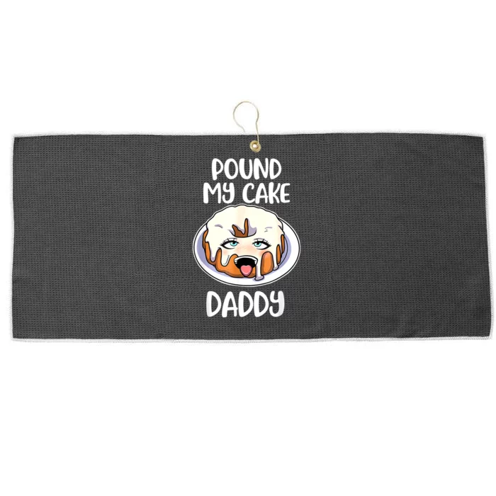 Pound My Cake Daddy Large Microfiber Waffle Golf Towel