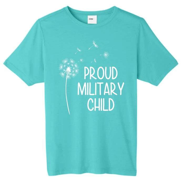 Proud Military Child Dandelion Purple Up ChromaSoft Performance T-Shirt