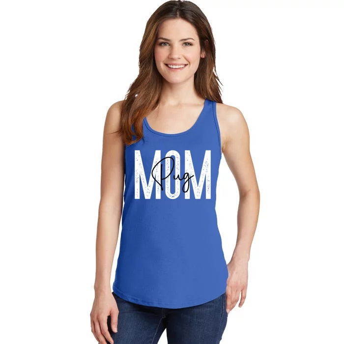 Pug Mom Cool Gift Ladies Essential Tank