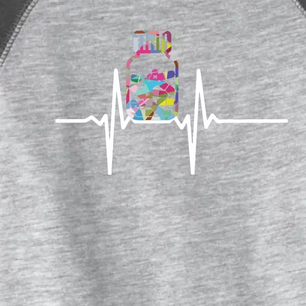 Pharmacist Medical Chemist Pharmacy Heartbeats Meds Toddler Fine Jersey T-Shirt