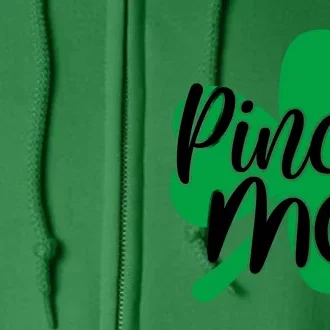 Pinch Me Clover St Patricks Day Full Zip Hoodie