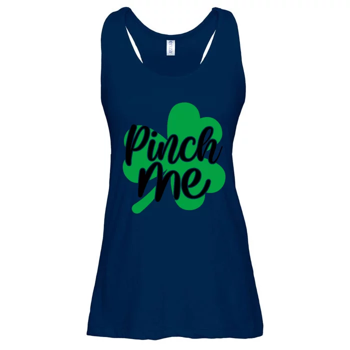 Pinch Me Clover St Patricks Day Ladies Essential Flowy Tank