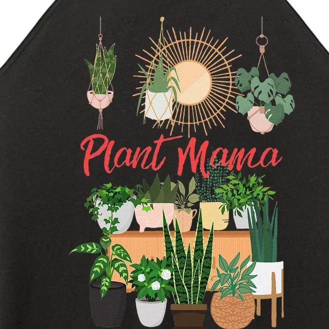 Plant Mama Crazy Plant Lady Mom Indoor Flower Floral Garden Women’s Perfect Tri Rocker Tank