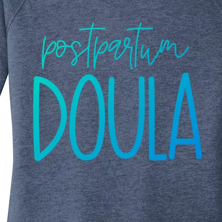 Postpartum Midwife Doula Delivery Labor Coach Cute Gift Women's Perfect Tri Tunic Long Sleeve Shirt