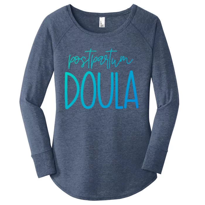 Postpartum Midwife Doula Delivery Labor Coach Cute Gift Women's Perfect Tri Tunic Long Sleeve Shirt