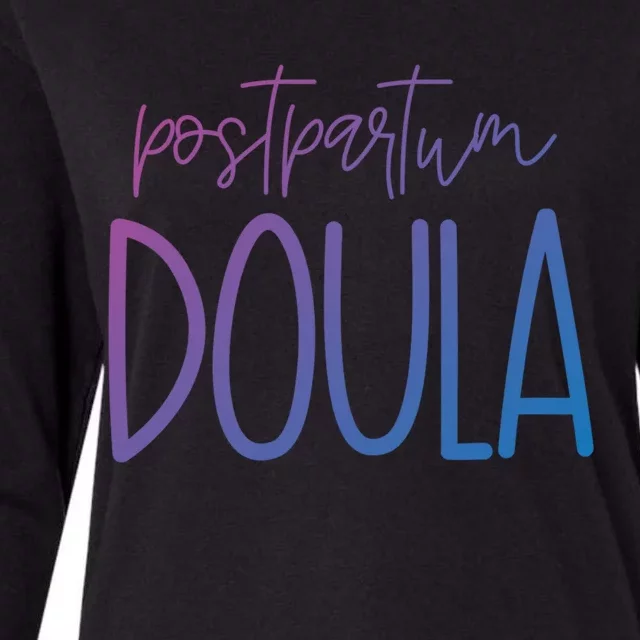 Postpartum Midwife Doula Delivery Labor Coach Cute Gift Womens Cotton Relaxed Long Sleeve T-Shirt