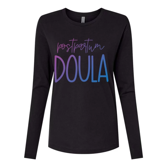 Postpartum Midwife Doula Delivery Labor Coach Cute Gift Womens Cotton Relaxed Long Sleeve T-Shirt