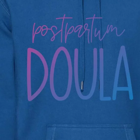 Postpartum Midwife Doula Delivery Labor Coach Cute Gift Premium Hoodie