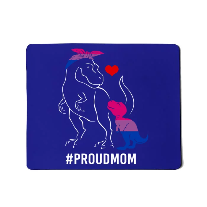 Proud Mom Dinosaur T Rex Mama Bisexual Pride Gift Mousepad