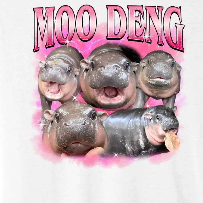 Pink Moo Deng Meme Hippo Funny ChromaSoft Performance T-Shirt