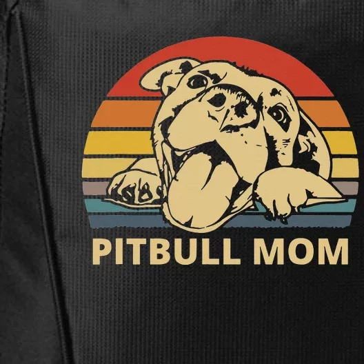 Pitbull Mom design for Pitbull and Pibble Moms City Backpack