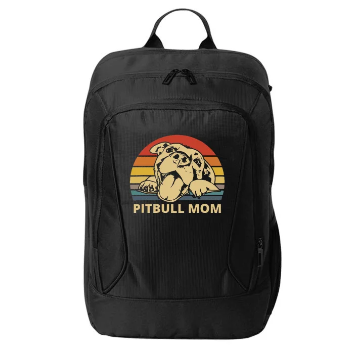 Pitbull Mom design for Pitbull and Pibble Moms City Backpack