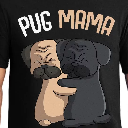 Pug Mama Dog Mom Lover Owner Pajama Set