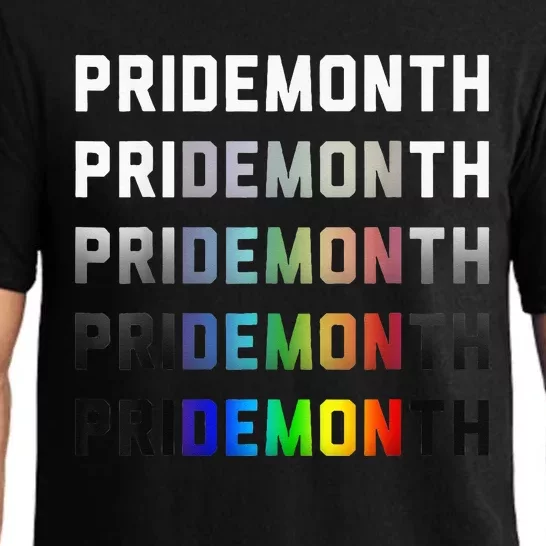 Pride Month Demon Cool Pride month Demon Pajama Set