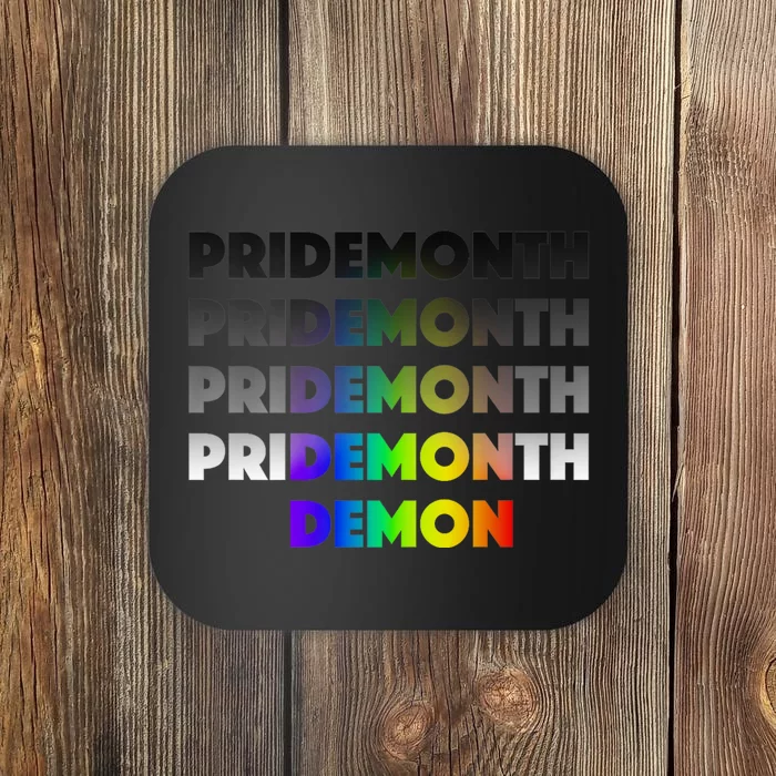 Pride Month Demon Cool Pride Month Demon Coaster