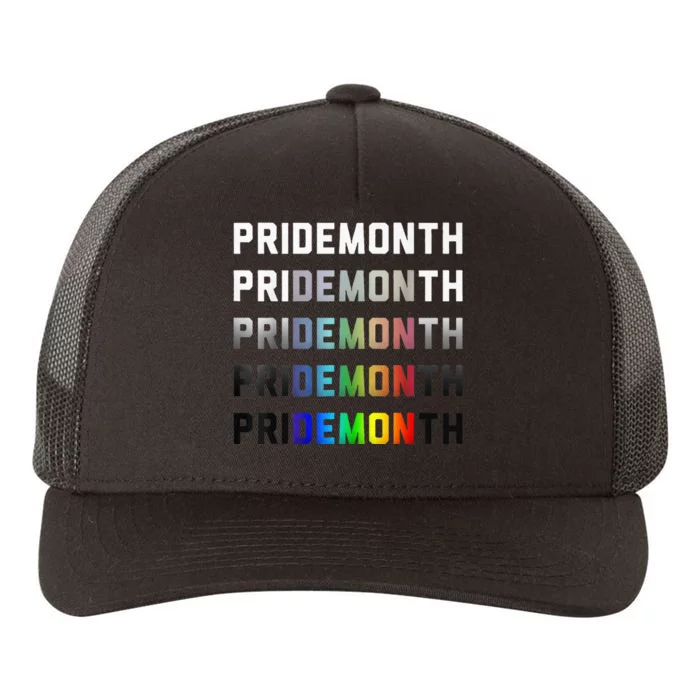 Pride Month Demon Cool Pride month Demon Premium Yupoong Adult 5-Panel Trucker Hat