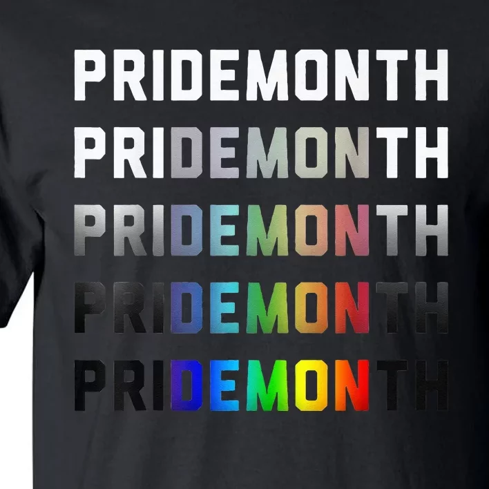 Pride Month Demon Cool Pride month Demon Premium Tall T-Shirt