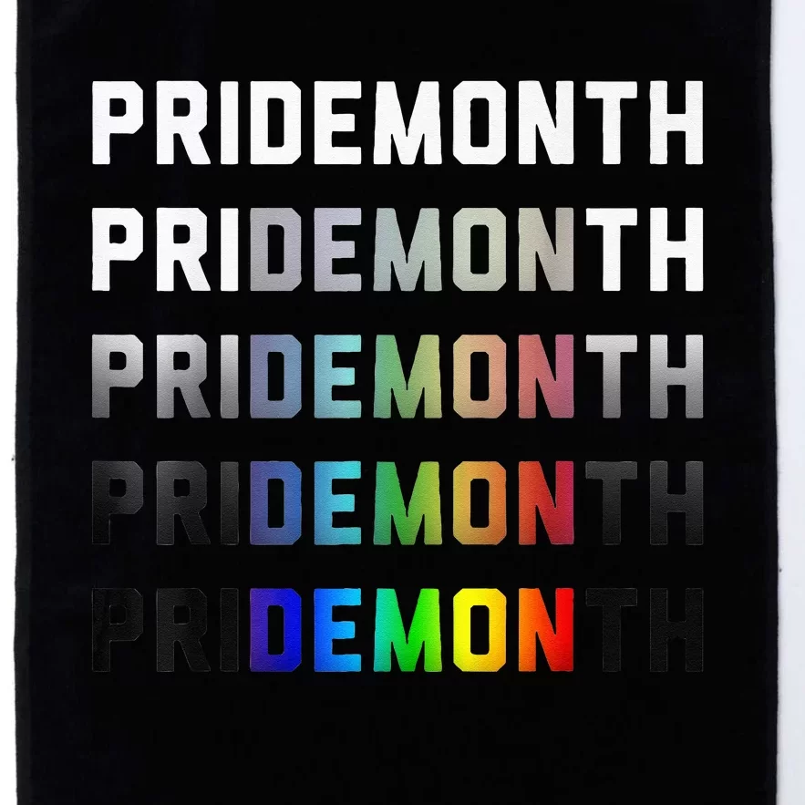 Pride Month Demon Cool Pride month Demon Premium Platinum Collection Golf Towel