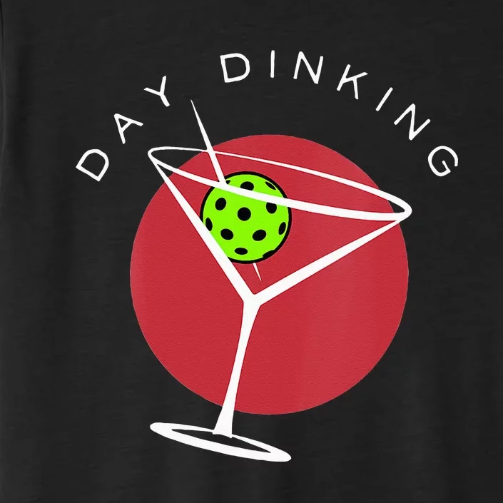 Pickleball Martini Day Drinking Athlete Coach Sports Lover ChromaSoft Performance T-Shirt