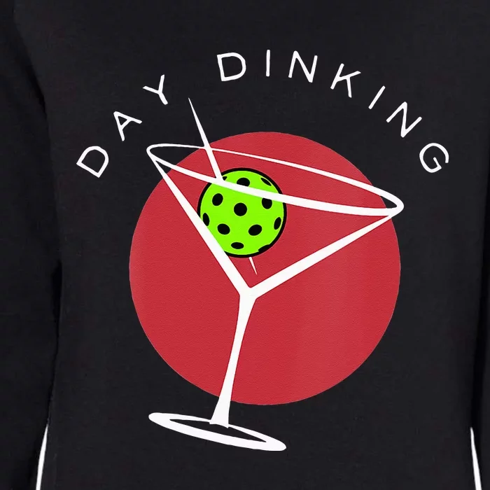 Pickleball Martini Day Drinking Athlete Coach Sports Lover Womens California Wash Sweatshirt