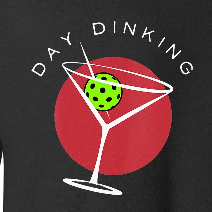 Pickleball Martini Day Drinking Athlete Coach Sports Lover Toddler Sweatshirt